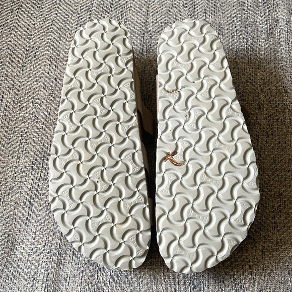 Birkenstock Franca Soft Footbed Nubuck Gray Leather Sandals Size: L10 M8 main image 15